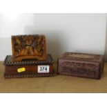 Treen Jewellery Boxes