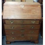 19th Century Mahogany Bureau