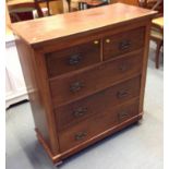 Edwardian Two over Three Chest of Drawers