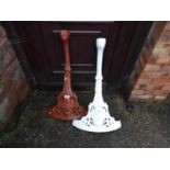 Painted Metal Garden Table Legs