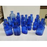 Blue Coloured Bottles