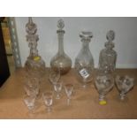 Decanters and Glasses