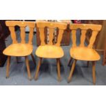 3x Lightwood Chairs