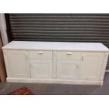 Large Painted Sideboard