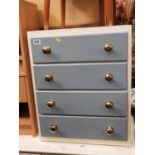 Painted Chest of Four Drawers