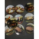 Farm Yard Collectors Plates