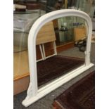 Painted Overmantel Mirror