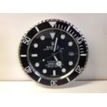 Rolex Dealer Display Clock to Replicate Oyster Perpetual Date Submariner Superlative Chronometer