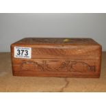 Carved Jewellery Box