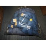 Bag of Blue Rug Wool