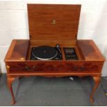 Dynatron HiFi in Built in Cabinet with Garrard Record Deck