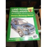 Haynes Landrover Freelander Workshop Manual 1997 - 2006 - As New Condition