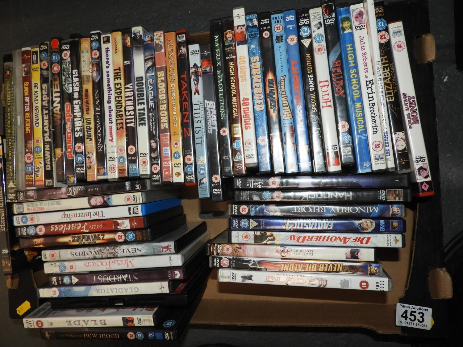 Box of DVDs