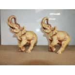 2x Elephant Ornaments