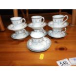 Royal Doulton Mina Cups and Saucers