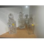 Cut Glass Decanters