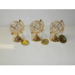 Crystal Temptations Globe Ornaments