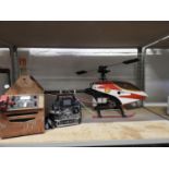 Petrol Engined Radio Control Helicopter and Accessories
