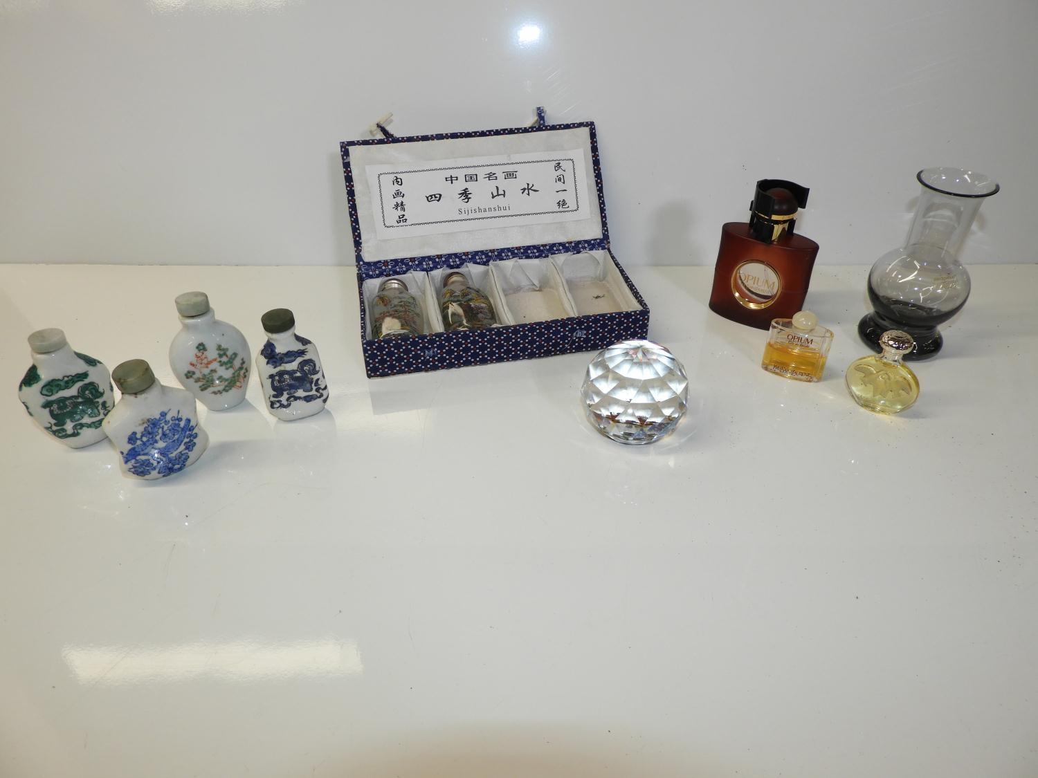 Chinese Scent Bottles etc