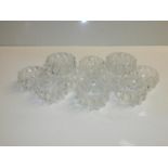 Large Cut Glass Napkin Rings