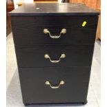 Three Drawer Bedside