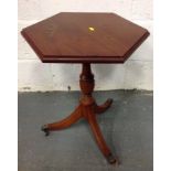 Tripod Occasional Table with Damage to Leg