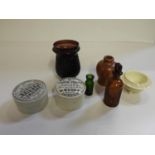 Old Ink Bottles and Toothpaste Pots