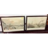 2x Framed Prints - The Thames at London