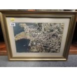 Framed Aerial Photograph - Ilfracombe