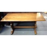 Oak Old Charm Coffee Table - 101cm x 48cm x 49cm High