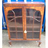 Glazed Display Cabinet 75 x 25 cm 108 cm High