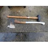 Sledge Hammer and Axe