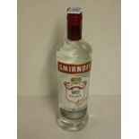 Bottle of Smirnoff Vodka