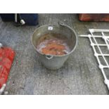 Galvanised Bucket and Contents - Fire Sand