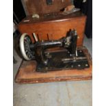 Wood Cased Sewing Machine