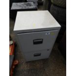 Two Drawer Metal Filing Cabinet