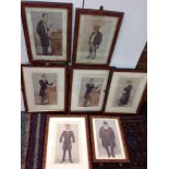 Series of Framed Vanity Fair Prints