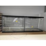 2x Small Aquariums