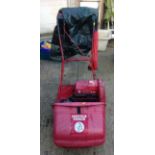 Suffolk Punch Electric Cylinder Mower with Scarifier and Cover