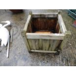 Square Wooden Garden Planter