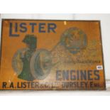 Reproduction Metal Sign - Lister