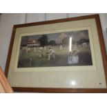 Signed Framed Limited Edition Cricketing Print