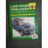 Haynes Landrover Freelander Workshop Manual 1997 - 2006 - As New Condition