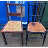 2 x Cane Chairs