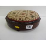 Embroidered Footstool