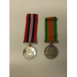 2x Full Size World War II Defence Medals