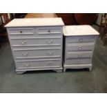 2x Painted Chest of Drawers