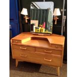 E Gomme Dressing Table with Built in Lamps