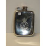 Silver Plated RAF Flask
