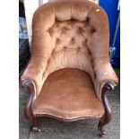 Victorian Mahogany Tub Chair